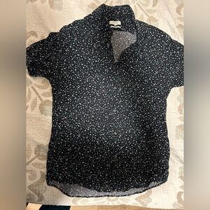 Reiss men’s button down short sleeve shirt